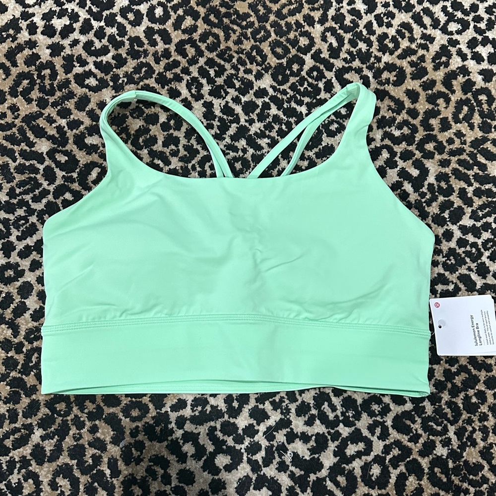 Lululemon Longline Energy Bra Citra Lime